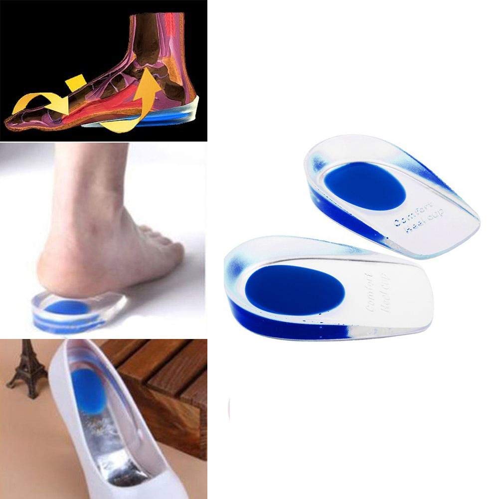 Premium Premium Silicone Heel Cushion Inserts - 1 Pair (2 Pieces) - Buy Online at Alikart