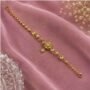 Premium Premium traditional ad stone red and white gold micro gold breslet - Buy Online at Alikart