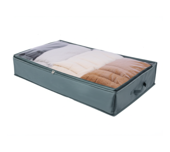Premium Under-Bed Storage Organizer – 50L Foldable Space-Saving Bin with Reinforced Handles