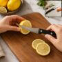 Premium Professional Serrated Citrus & Tomato Knife with Ergonomic Curved Blade - Buy Online at Alikart