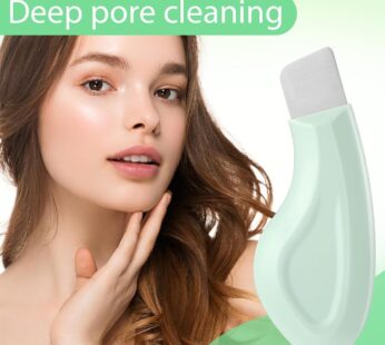 Professional Ultrasonic Facial Scrubber & Deep Pore Cleansing Blackhead Remover Tool for Men and Women