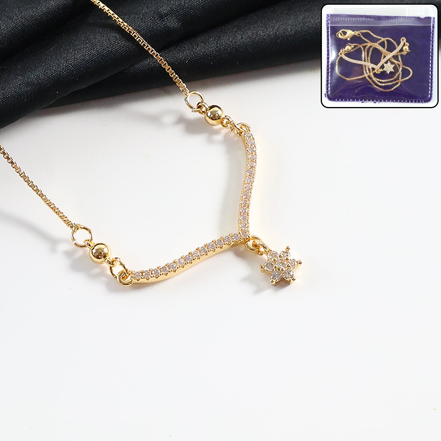 Premium Radiant Celestial Star Pendant Necklace – Gold-Plated Statement Jewelry - Buy Online at Alikart