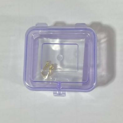 Radiant Cubic Zirconia Nose Stud Set – Trio of Gold-Plated Elegance - Detailed Feature View 4