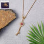 Premium Radiant Floral Bloom Gold-Plated Pendant Necklace - Buy Online at Alikart