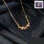 Premium Radiant Floral Crystal Pendant Necklace – Gold-Tone Statement Jewelry - Buy Online at Alikart
