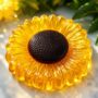 Premium Radiant Glow Sunflower & Vitamin C Bath Bar | Niacinamide Pigmentation & Dark Spot Corrector Soap for Men and Women - 48g - Buy Online at Alikart