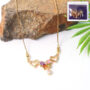 Premium Radiant Gold-Tone Butterfly & Heart Charm Necklace for Women - Buy Online at Alikart