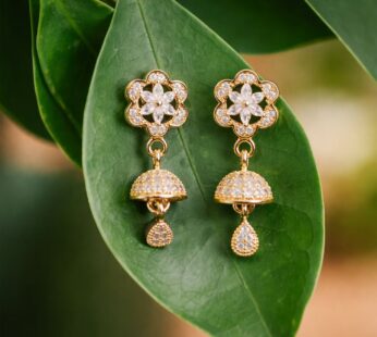Radiant Rose Gold Celestial Starburst Drop Earrings