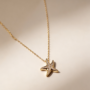 Premium Radiant Starfish Pendant Necklace – Shimmering Crystal Accented Jewelry - Buy Online at Alikart