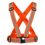 Premium Reflective Vest Adjustable Safety Belt, High Visibility Protective Safety Reflective Vest Belt Jacket (Random Colour) - Buy Online at Alikart