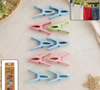 Reusable Plastic Drying Clothes Clips with Strong Grip for Laundry Use