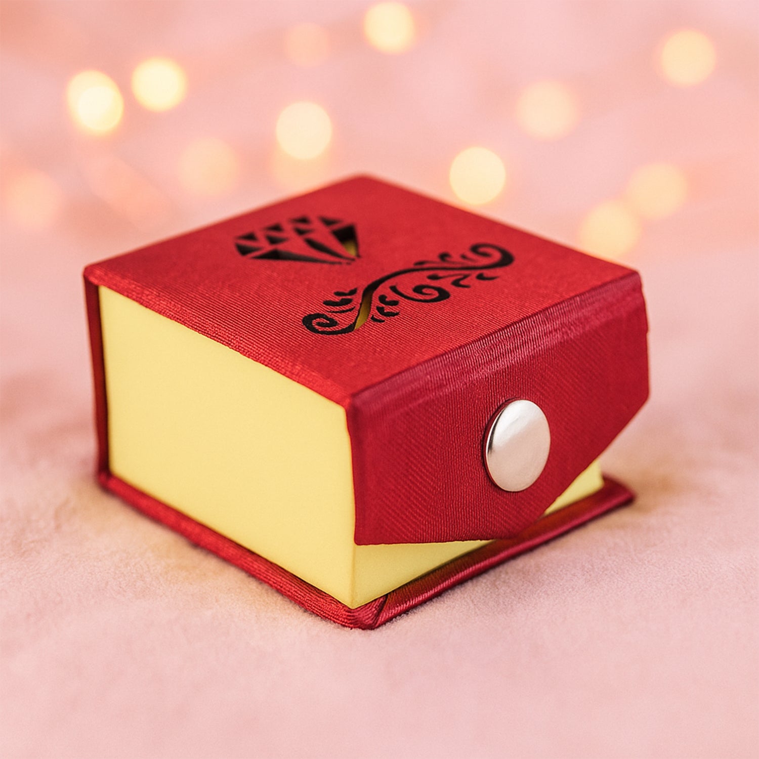 Ring Gift Box – Premium Elegant Presentation with Velvet Cushion - Detailed Feature View 6