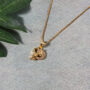 Premium Romantic Floral Heart Pendant Necklace with Shimmering Accents - Buy Online at Alikart