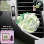 Premium Rose Flower Car Air Freshener Clip – Stylish Floral Scent - Buy Online at Alikart
