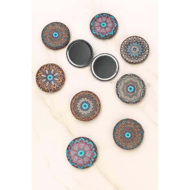 Round Shape National Wind Mirror - Detailed Feature View 1
