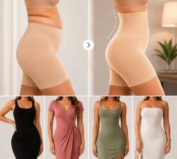 Seamless High-Waist Tummy Control Body Shaper & Slimming Underwear for Women