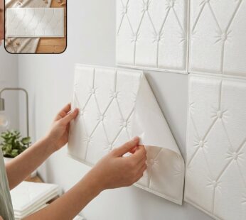 Self Adhesive 3D Foam Wall Panel – Easy Install & Stylish Texture