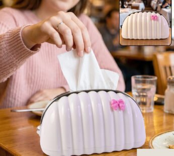 Shell Shape Tissue Dispenser – Elegant Decor for Home & Car