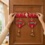 Premium Shubh Labh Ganesha Door Hanging with Beads & Bells for Home Decor - Buy Online at Alikart