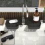 Premium Silicone Faucet Splash Catcher and Sink Tray Mat for Kitchen and Bathroom - Buy Online at Alikart