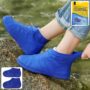 Premium Silicone Waterproof Shoe Cover – Reusable, Non-Slip Rain Protector (Mix Design & Color) - Buy Online at Alikart