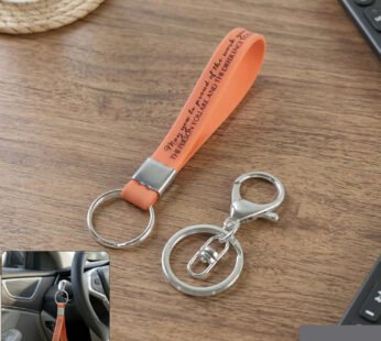 Silicone Wrist Strap Keychain – Durable & Lightweight for Daily Use