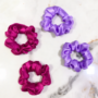 Premium Silky Satin Hair Scrunchies for Women and Girls - Gentle Anti-Frizz Elastic Hair Ties (2-Pack, Assorted Colors) - Buy Online at Alikart