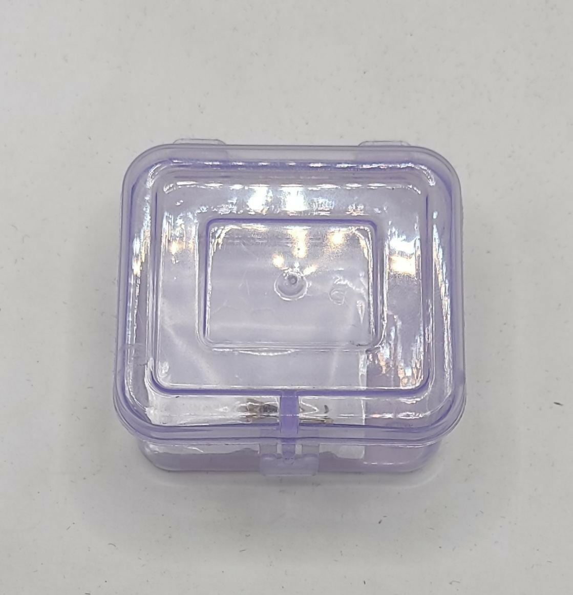 Silver Plated Round CZ Solitaire Flat Back Stud Earrings – Comfortable Fit - Detailed Feature View 5