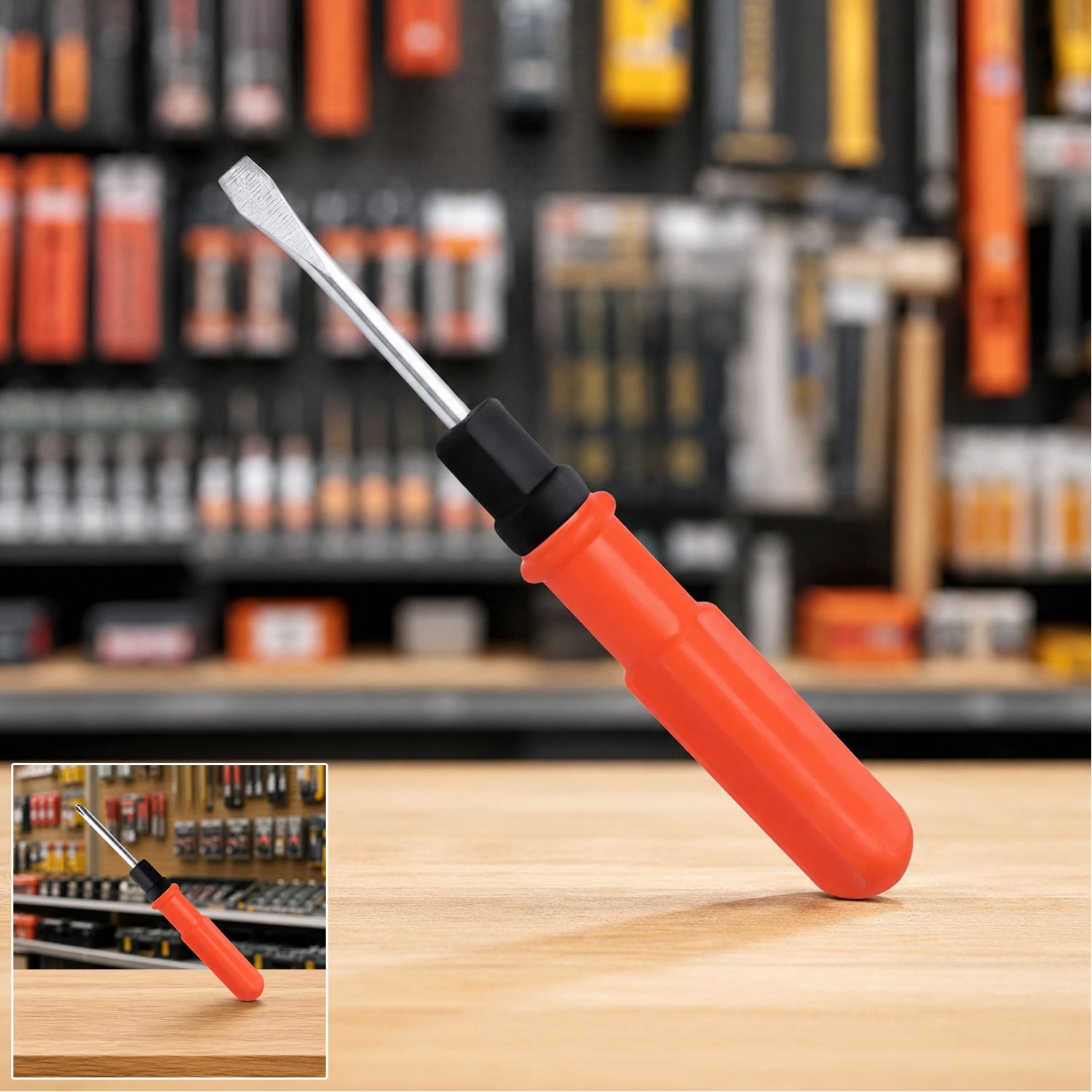 Premium Small 2 in 1 screwdriver – Reversible flathead and Phillips tool for home & work - Buy Online at Alikart