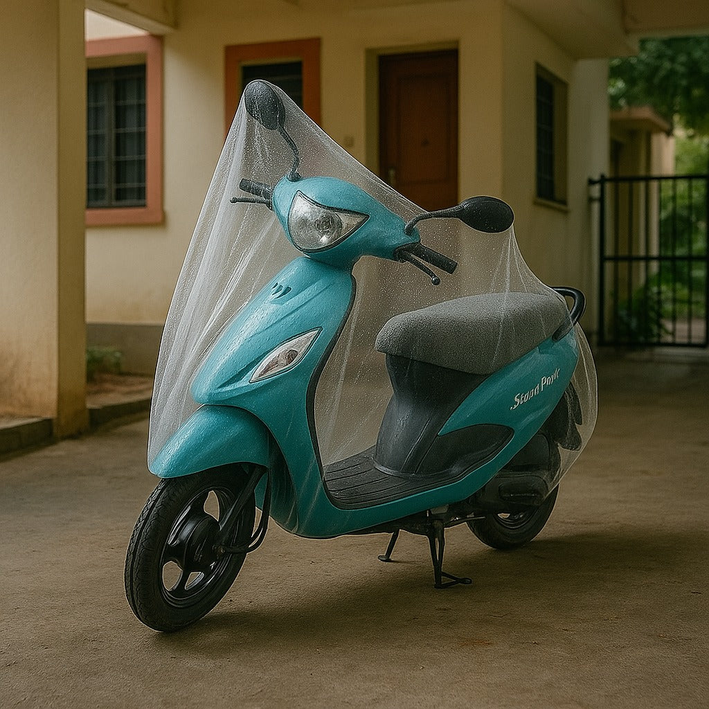 Premium Small Plastic Activa Bike Cover – Waterproof & Dustproof 220 cm - Buy Online at Alikart
