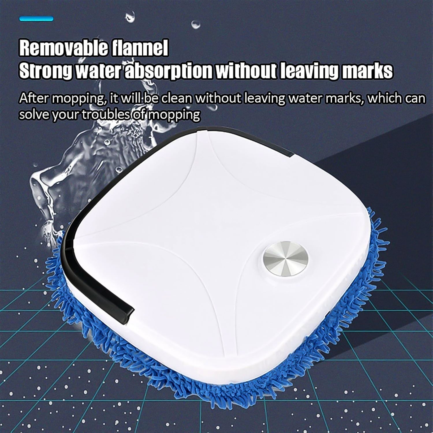 Smart Floor Cleaning Robot – USB Rechargeable with Dry & Wet Mop - Detailed Feature View 2