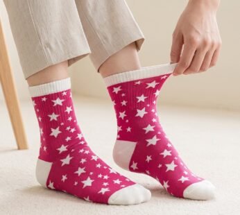 Soft Socks Comfortable Breathable Stretchable Assorted Design Colour