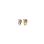 Premium Sparkling Floral Clip-On Nose Rings - 2-Piece Rose & 22K Gold Plated Faux Piercing Set - Buy Online at Alikart