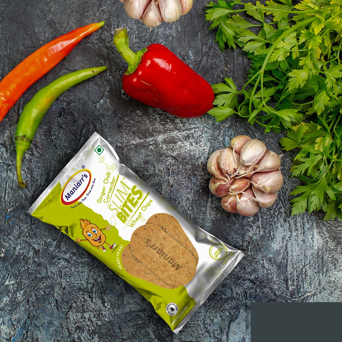 Premium Spicy Ginger Chilli Khakhra – Crispy Whole Wheat Snack 58g - Buy Online at Alikart