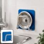 Premium Stainless Steel Adhesive Kitchen Sink Sponge Holder & Scrubber Caddy - Buy Online at Alikart