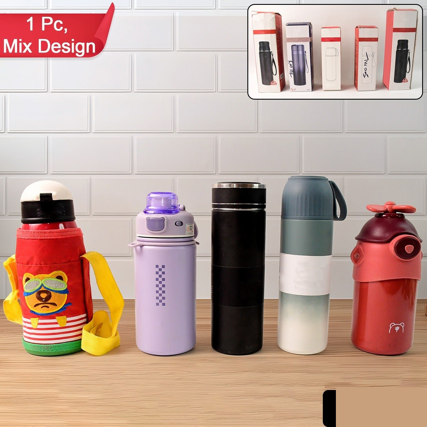 Stainless Steel Water Bottle 500 ML – Leak-Proof & Durable - Detailed Feature View 1