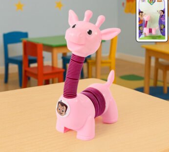 Stretchy Pink Dinosaur Pop Tube Sensory Toy for Kids