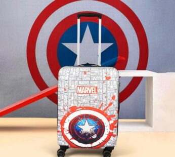 Superhero Adventure 22-Inch Kids Rolling Luggage – Durable Travel Suitcase