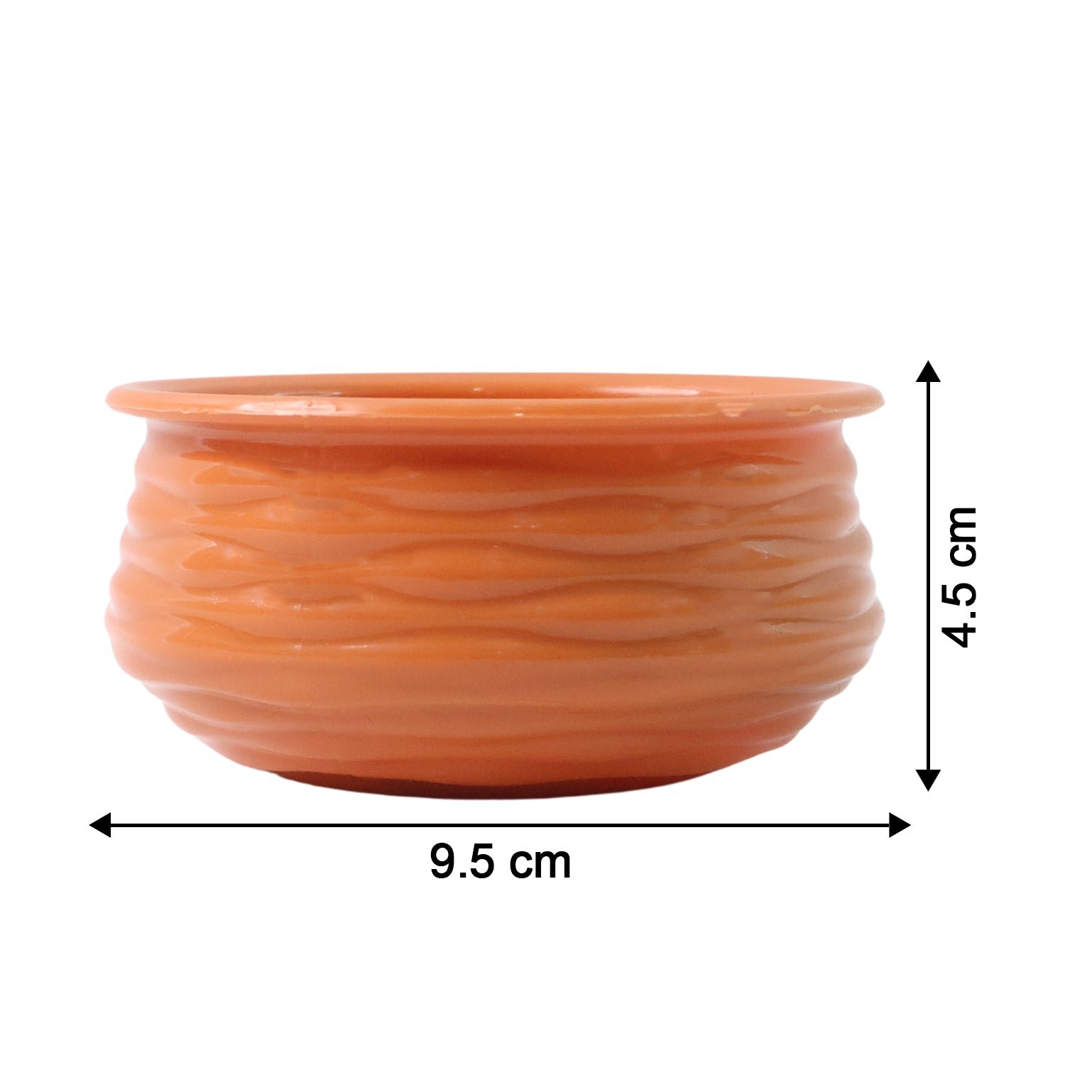 Terracotta-Style Serving Bowl – Glossy, Durable & Multipurpose - Detailed Feature View 3