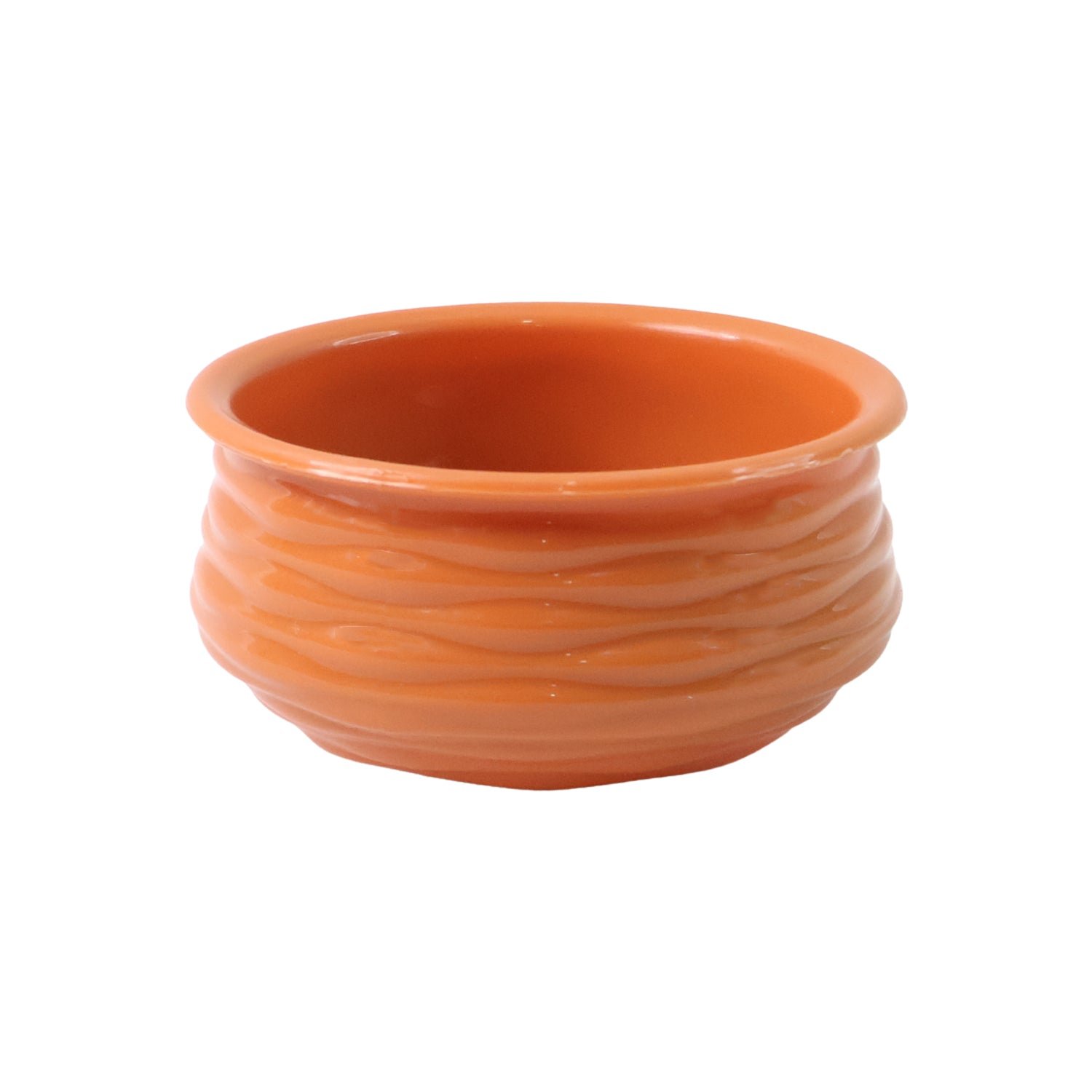 Terracotta-Style Serving Bowl – Glossy, Durable & Multipurpose - Detailed Feature View 4