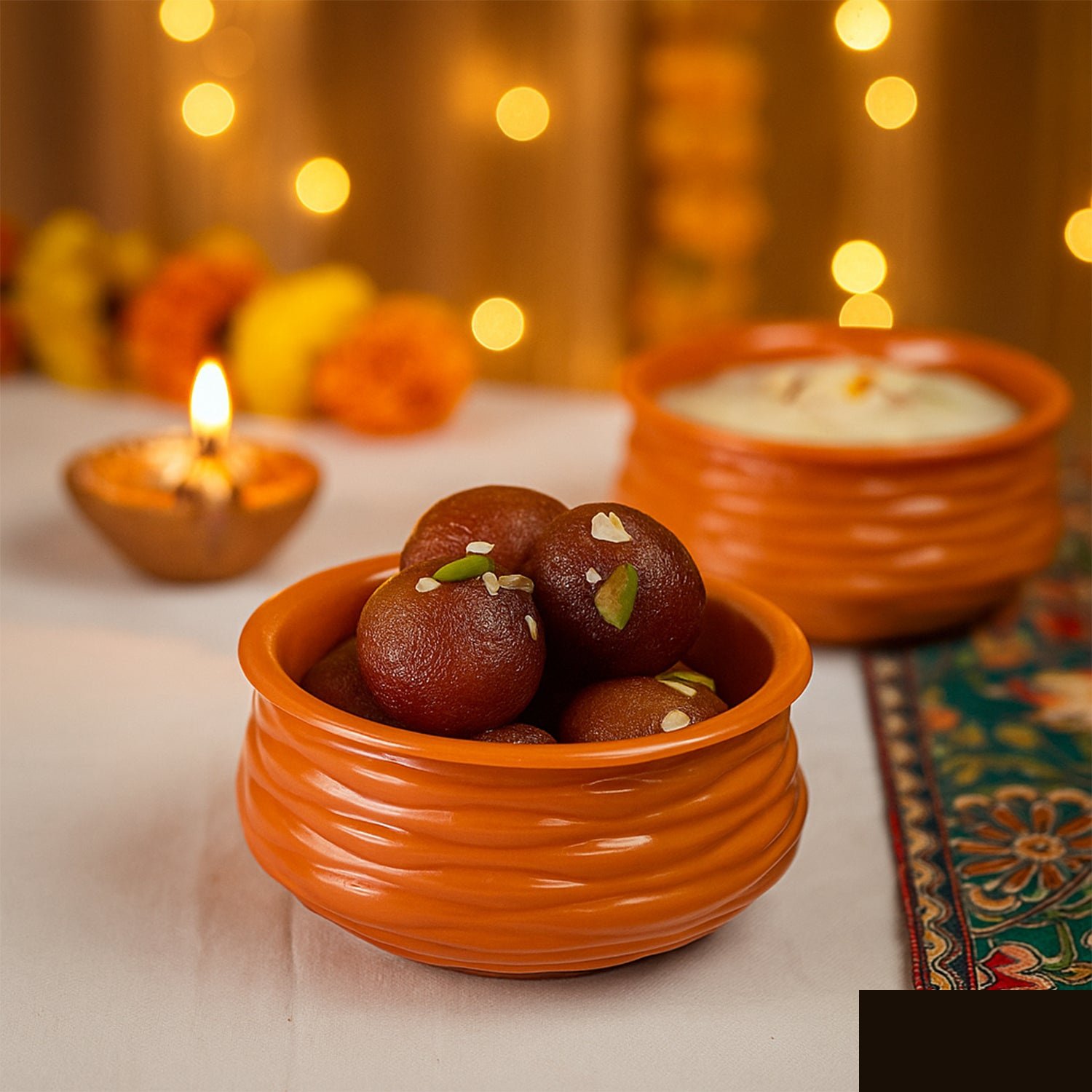 Terracotta-Style Serving Bowl – Glossy, Durable & Multipurpose - Detailed Feature View 6
