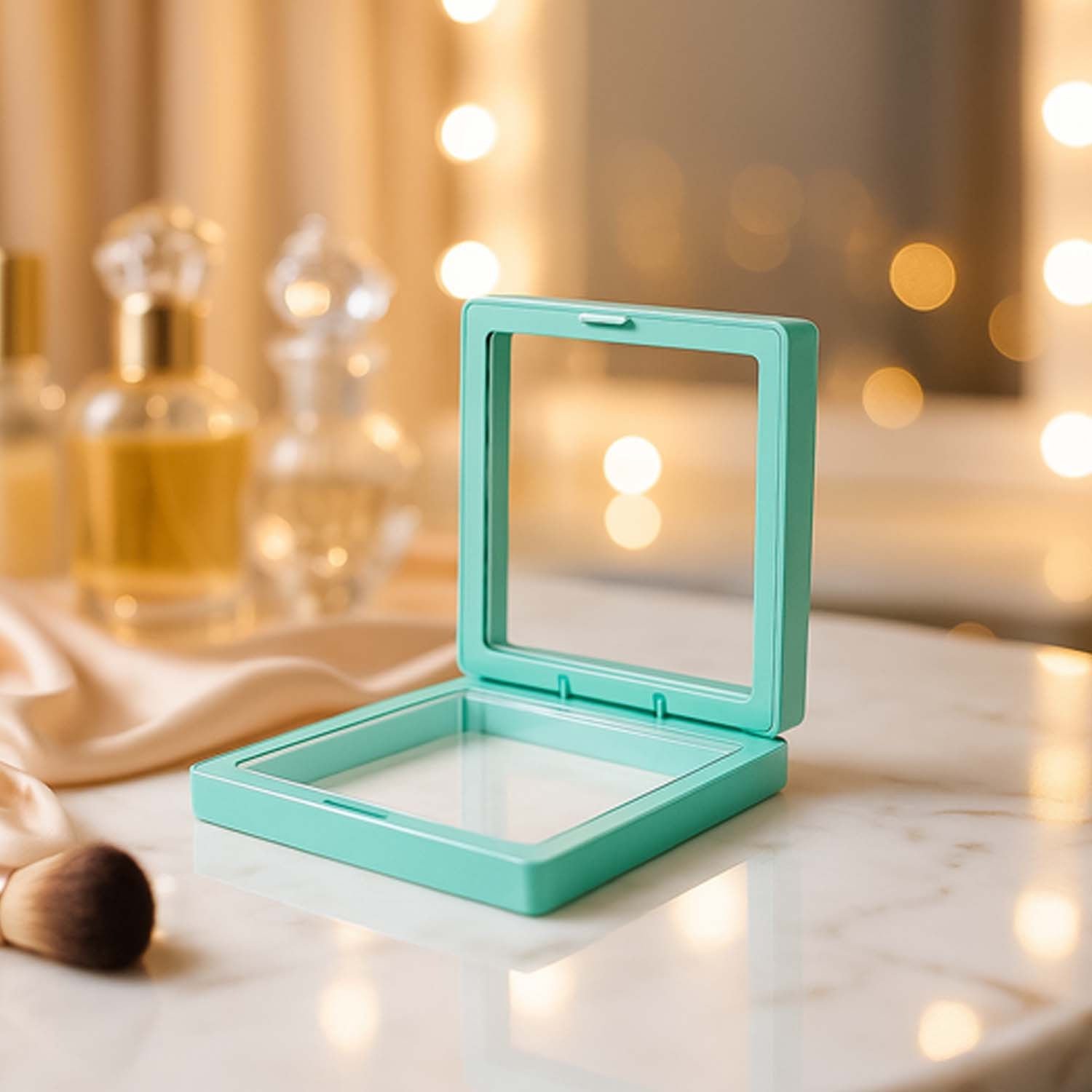 Premium Transparent Jewellery Display Box – Elegant 3D Floating Organizer - Buy Online at Alikart