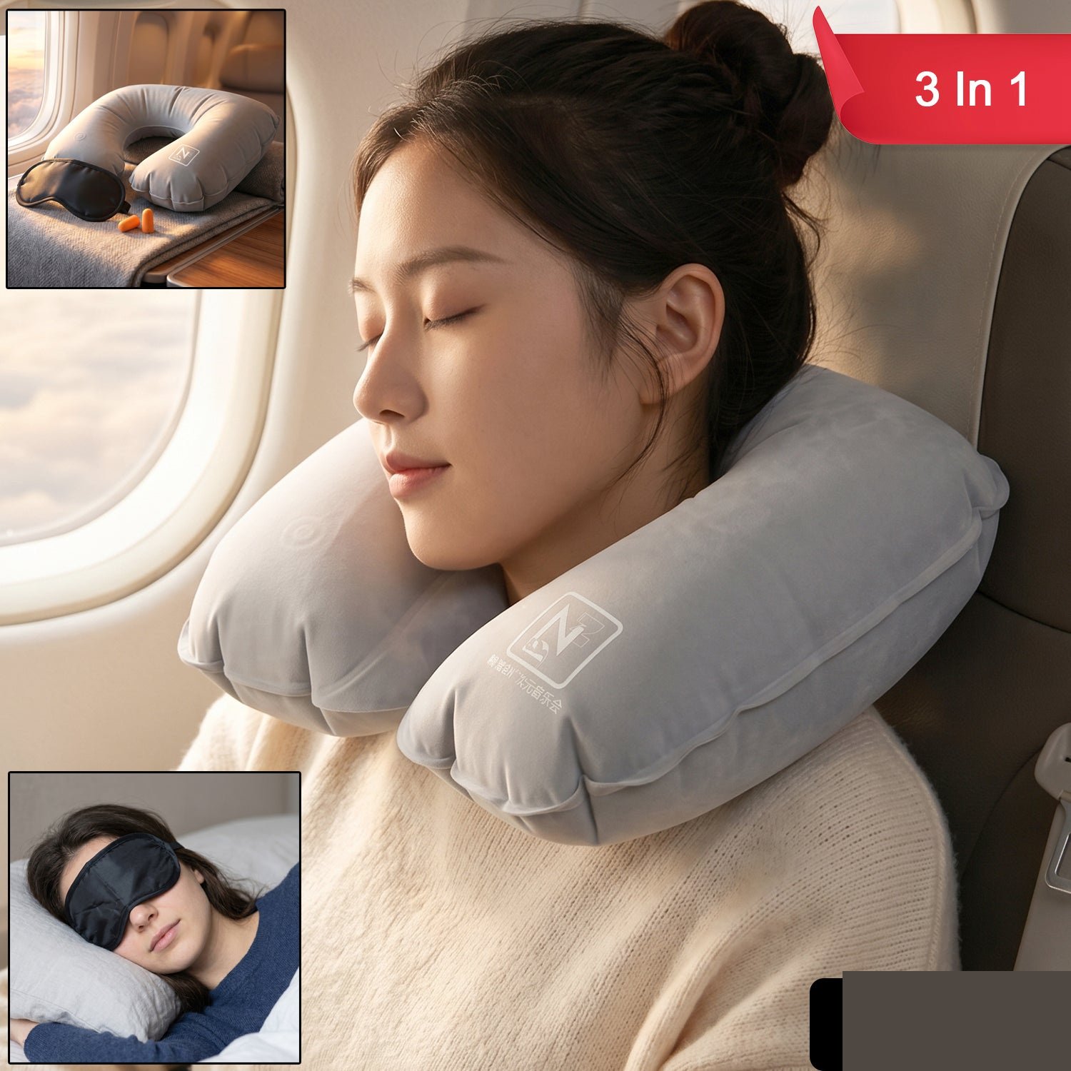 Travel Comfort Kit – Sleep Essentials for Long Journeys - Detailed Feature View 1