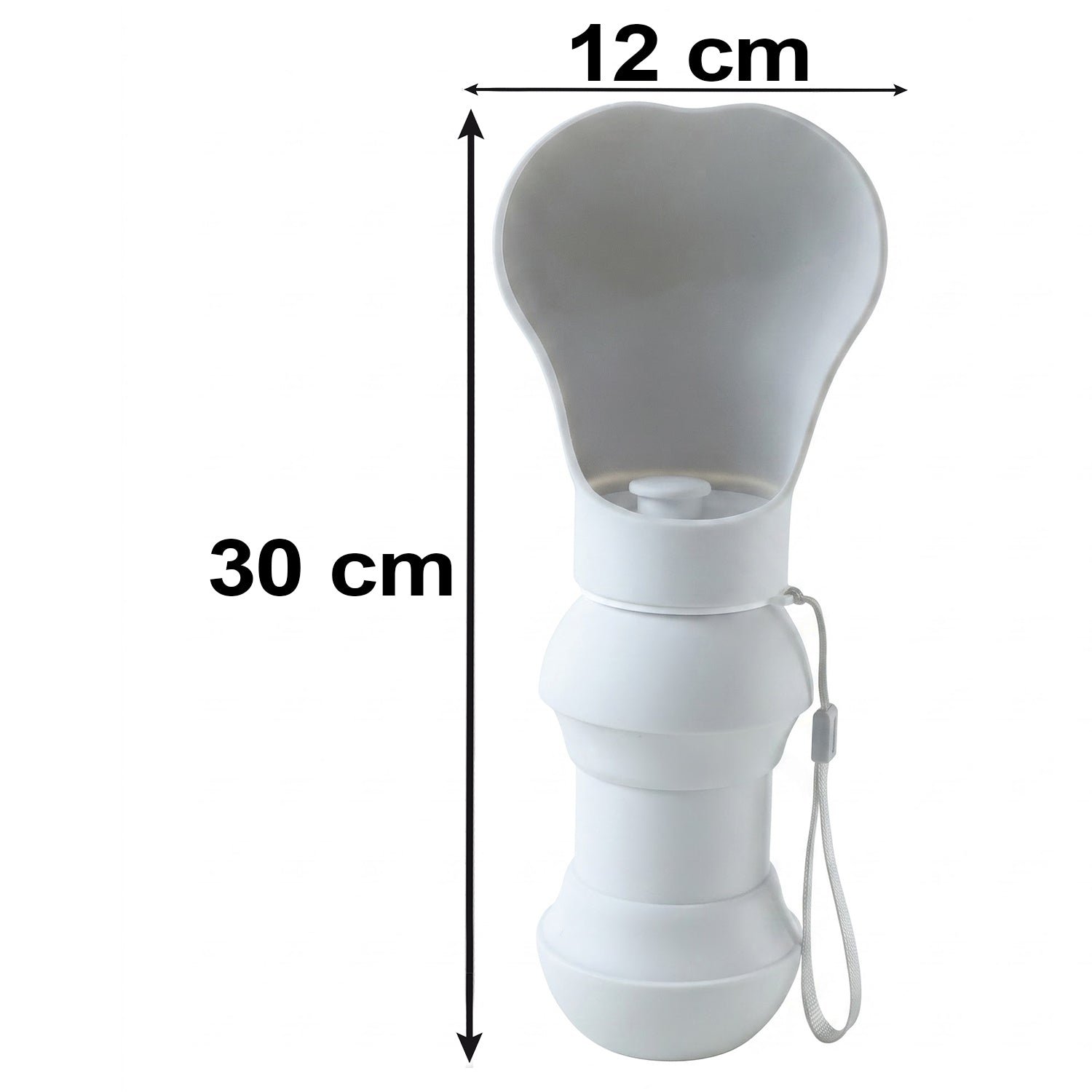 Travel-Friendly 2-in-1 Portable Pet Water Bottle and Folding Feeding Bowl - Detailed Feature View 5
