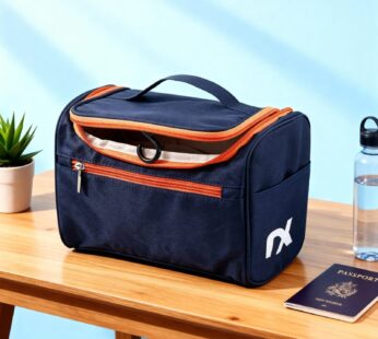 Travel Hanging Toiletry Bag – Portable Travel Organizer for Accessories, Makeup & Personal Care (Random Color-Pack of 1)