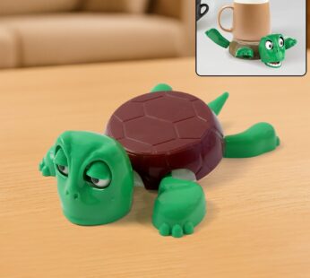 Turtle Cup Coaster – Cute Plastic Anti-Slip Drink Holder