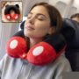 Premium U-Shaped Travel Neck Pillow, Cute Character Soft Plush Pillow with Ears - Buy Online at Alikart