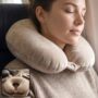 Premium U-Shaped Travel Neck Pillow, Soft Velvet Support Pillow for Travel - Buy Online at Alikart
