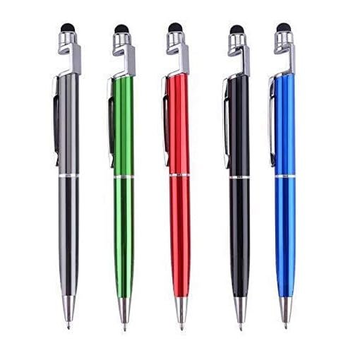 Premium Ultimate 3-in-1 Multifunctional Stylus Ballpoint Pen with Integrated Phone Stand Holder - Assorted Colors - Buy Online at Alikart