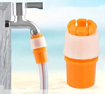 Universal Faucet to Hose Adapter Connector – 2 Piece Set for Garden and Laundry